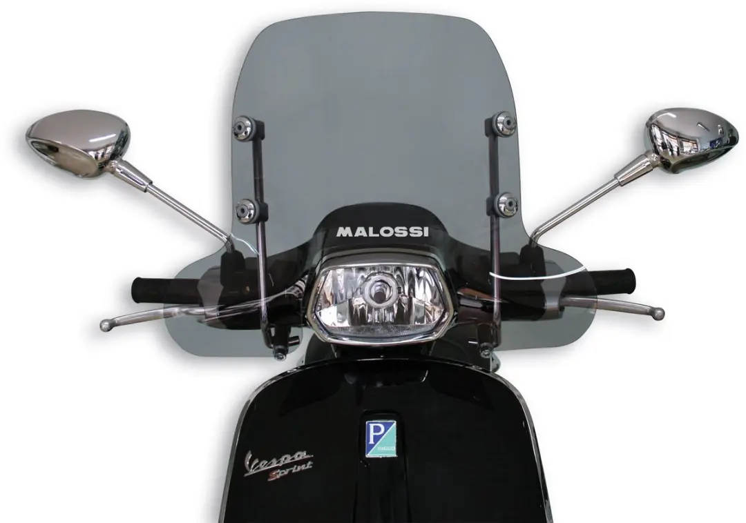 Malossi Windscherm Malossi light smoke voor Vespa Sprint
