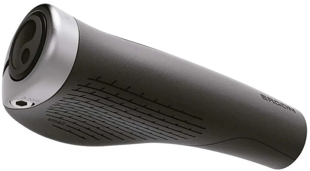 Ergon GP1 EVO Handvatten - Aluminium Klemmen - Black/Grey