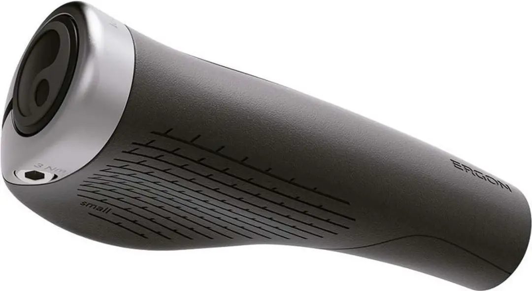 Ergon GP1 EVO Handvatten - Aluminium Klemmen - Black/Grey