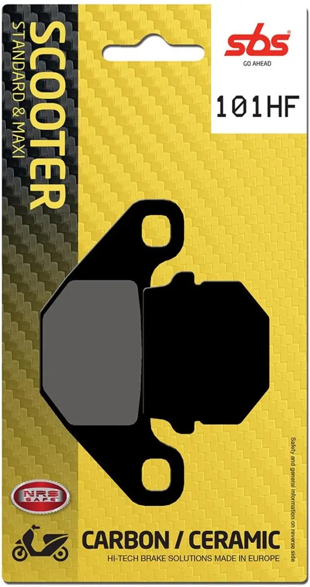 Plaquette de frein SBS pour Moto Aprilia 50 RS4 2012 à 2020 101HF Neuf