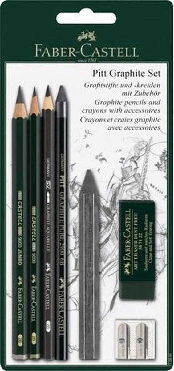 Faber-Castell Pitt Graphite Grafietpotloodset 7-delig