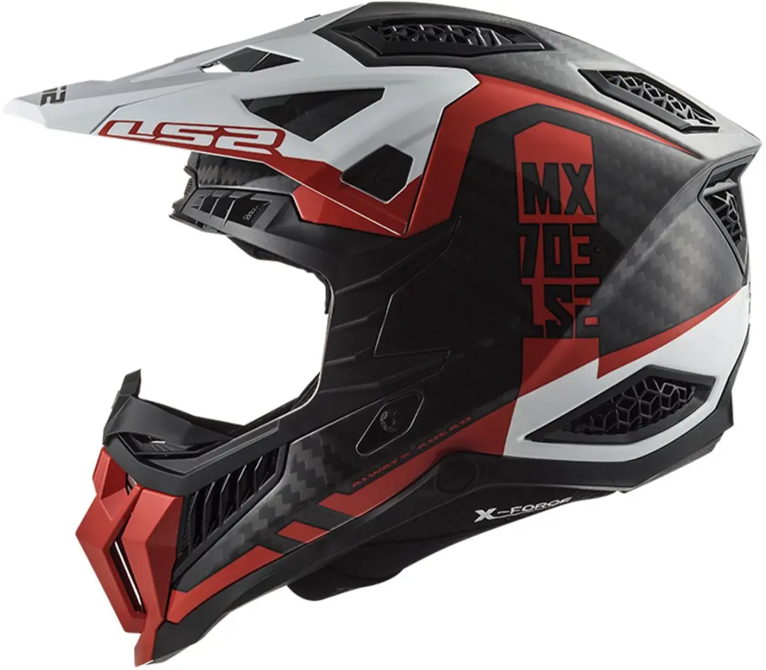 LS2 MX703 C X-Force Victory Rood Wit Helm