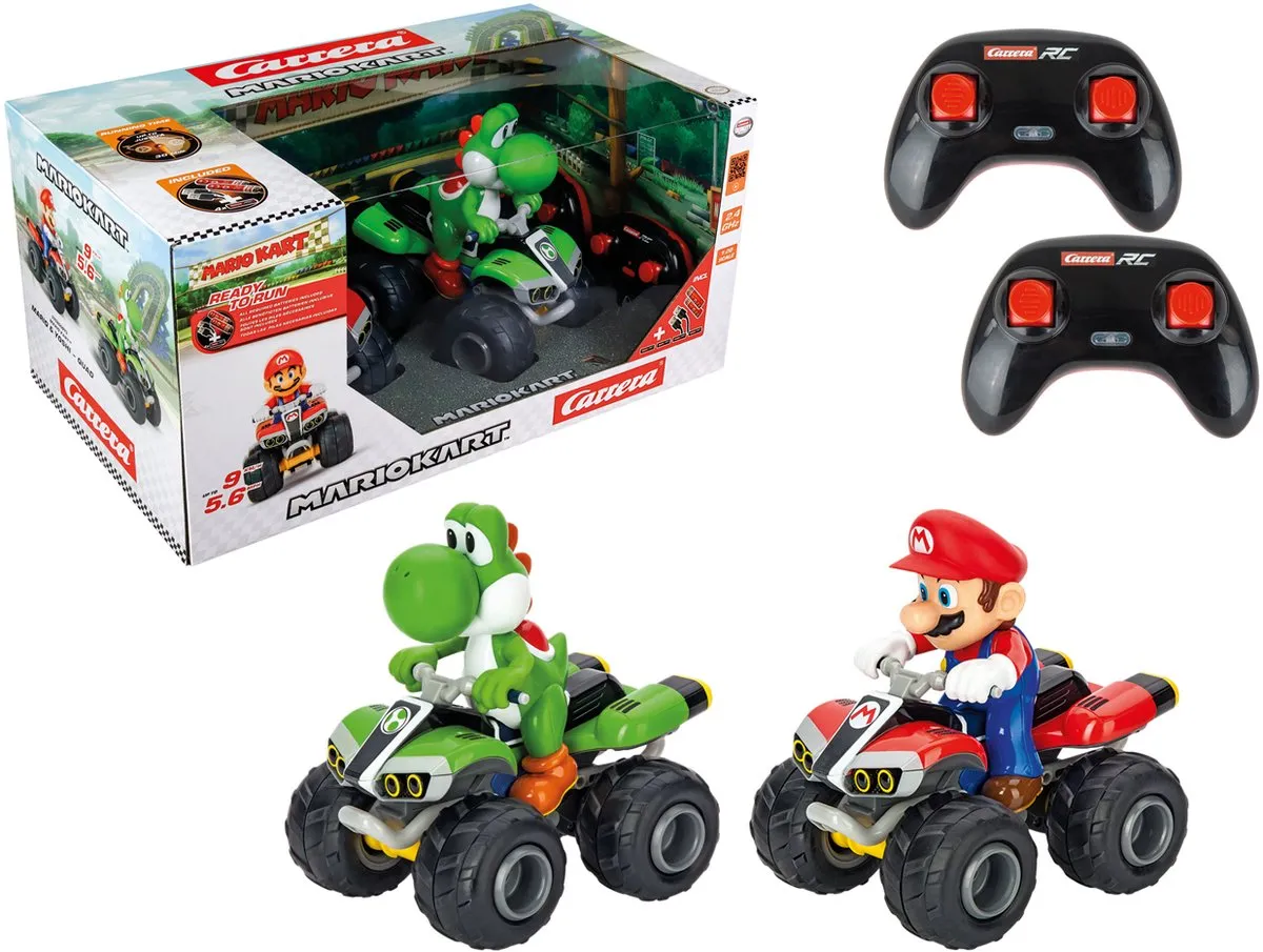 Carrera RC Mario Kart Yoshi Twinpack Quad 1:20