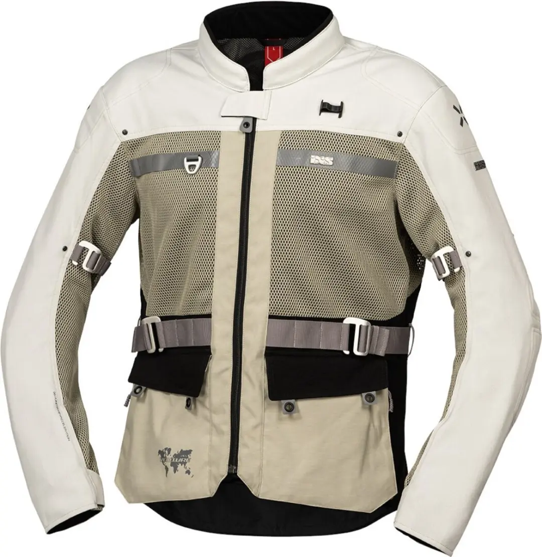 IXS Venture-BigAir 1.0 Beige Textiele Motorjas