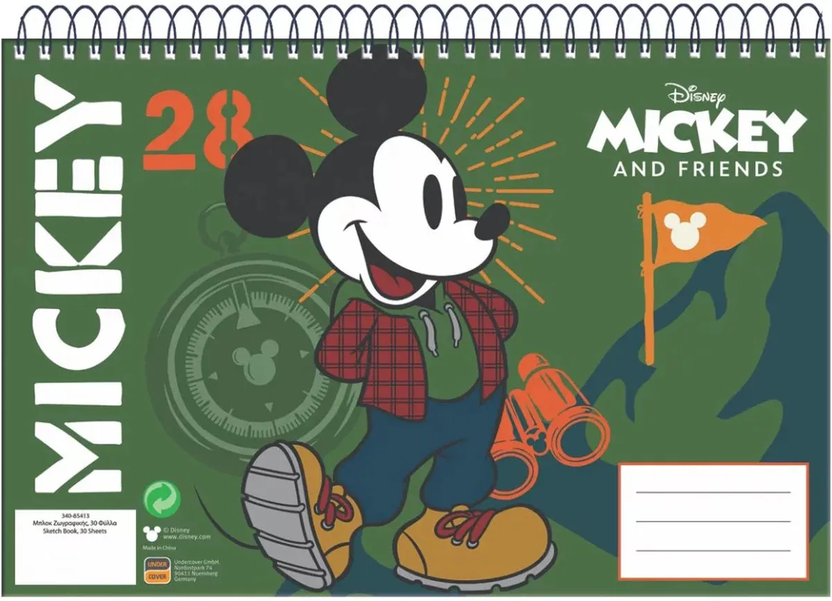 Disney Mickey Mouse Tekenblok A4