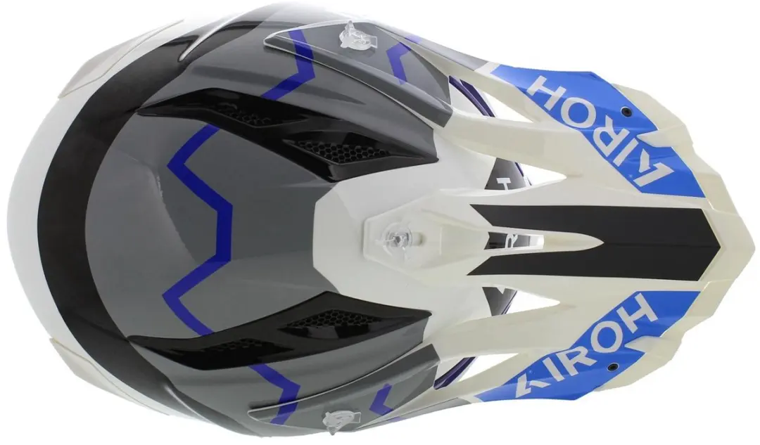 Airoh Aviator Ace 2 Ground Helm - Maat L - Blauw Glanzend