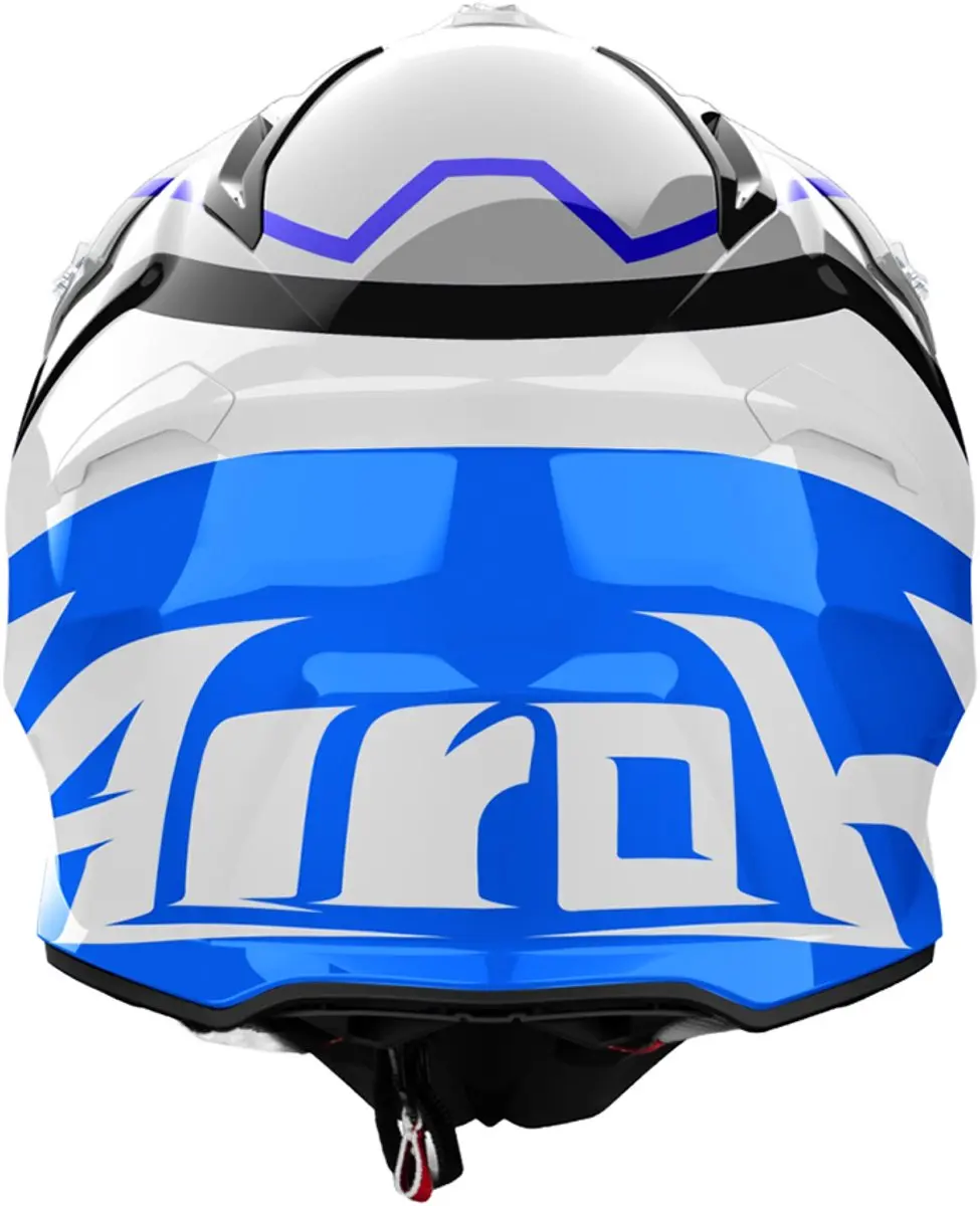 Airoh Aviator Ace 2 Ground Helm - Maat L - Blauw Glanzend