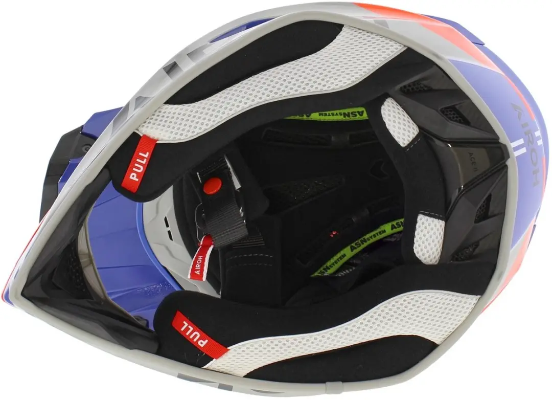 Airoh Aviator Ace 2 Crosshelm - S - Grijs/Blauw/Geel