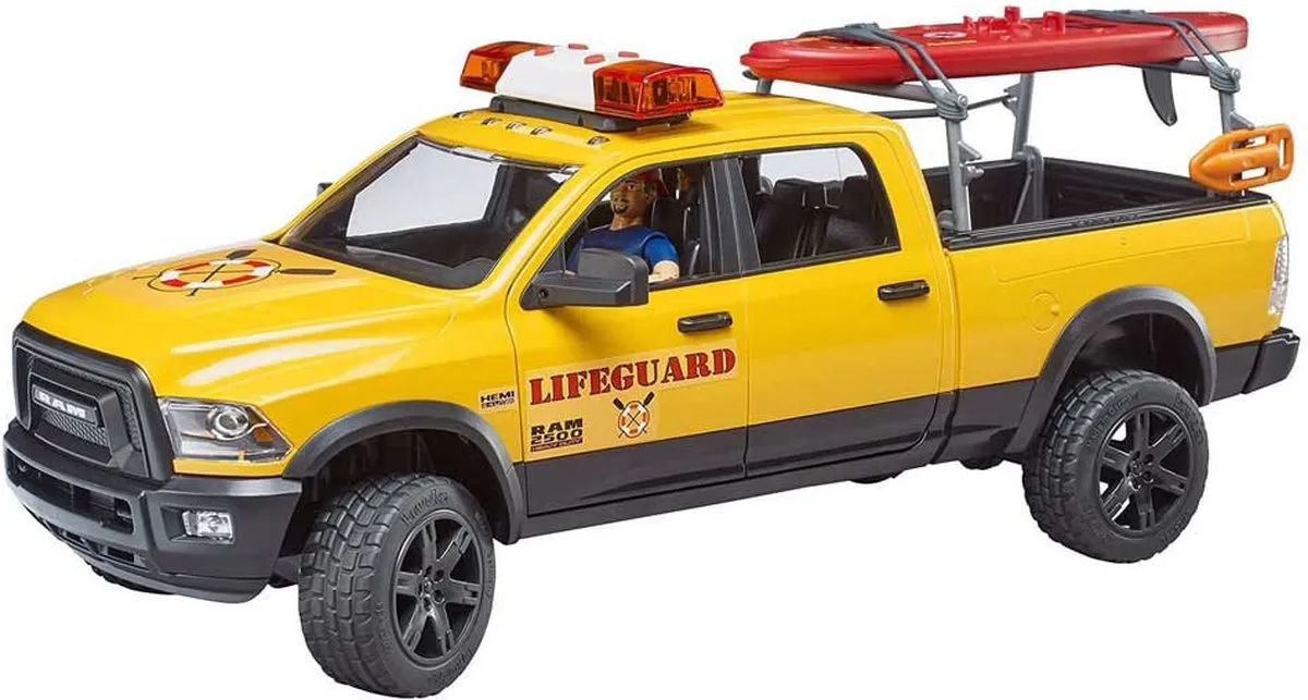 Bruder RAM 2500 Power Wagon Lifeguard Set 02506 - Multikleur