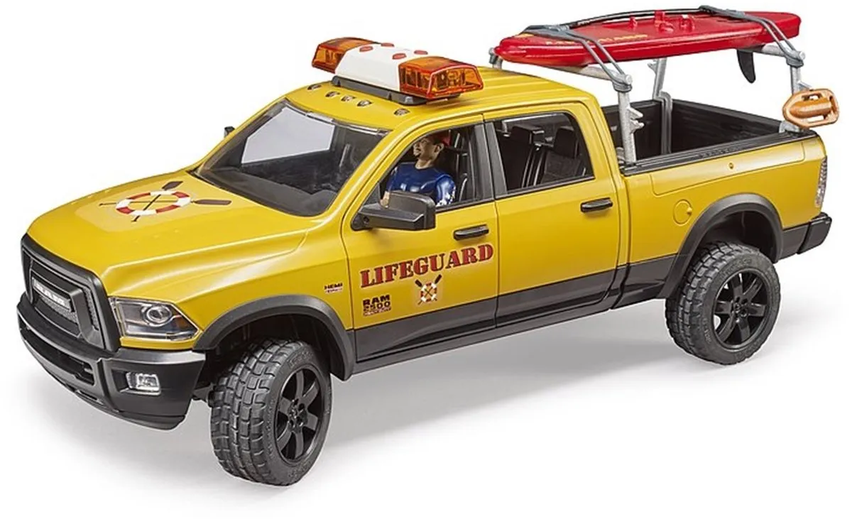 Bruder RAM 2500 Power Wagon Lifeguard Set 02506 - Multikleur