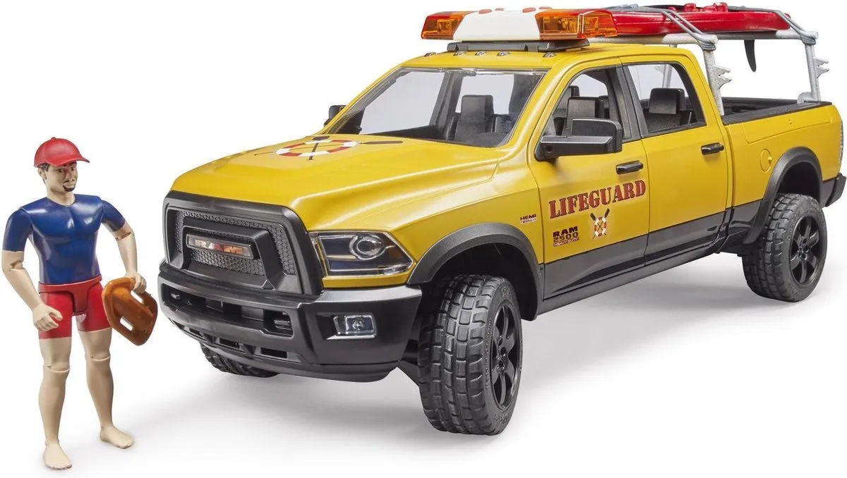 Bruder RAM 2500 Power Wagon Lifeguard Set 02506