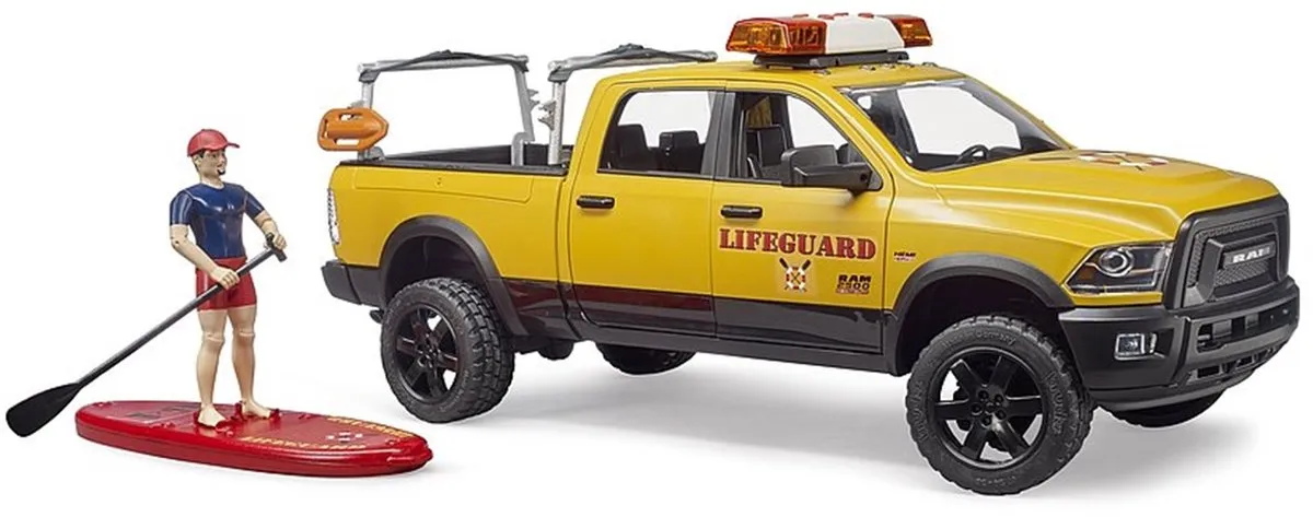 Bruder RAM 2500 Power Wagon Lifeguard Set 02506 - Multikleur