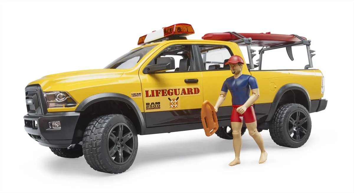 Bruder RAM 2500 Power Wagon Lifeguard Set 02506 - Multikleur - afbeelding 6 van 6