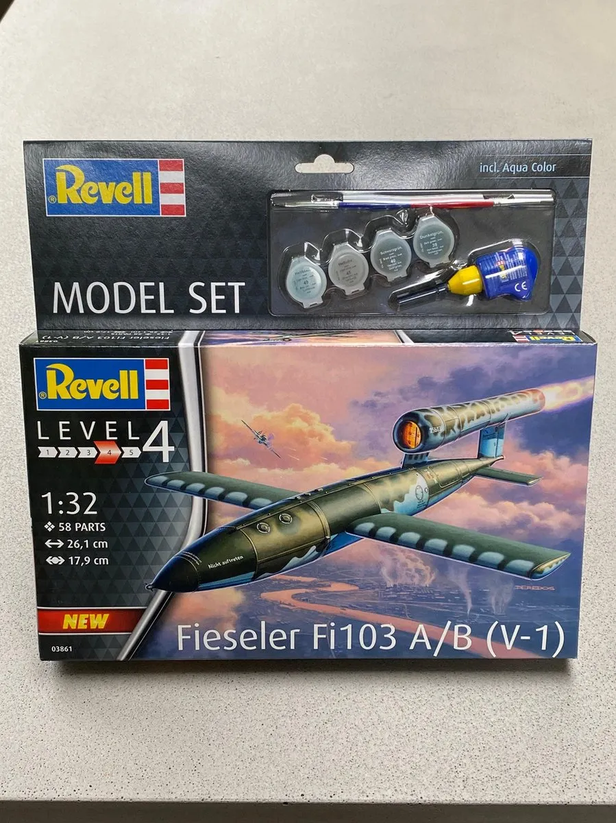 Revell 63861 Fieseler Fi 103 V-1 Modelbouwpakket - 1:32 - 58 Onderdelen - Multi