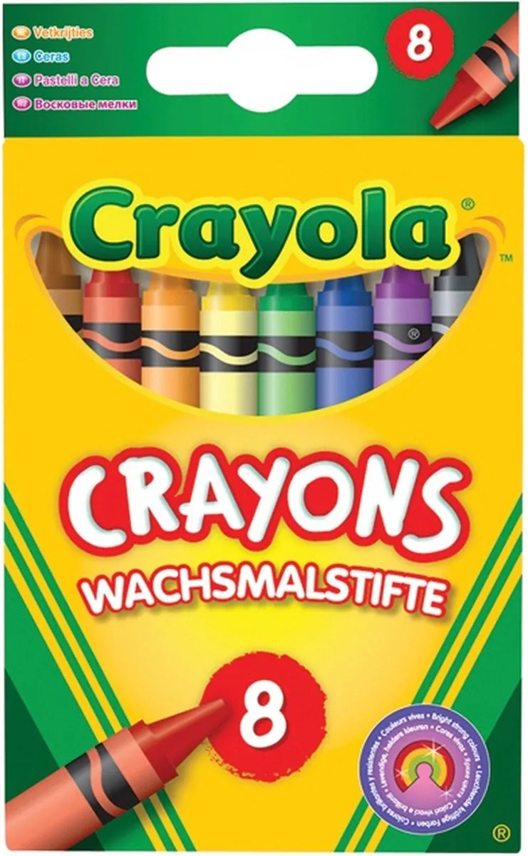 Crayola Wasco's - 8 Stuks Multi