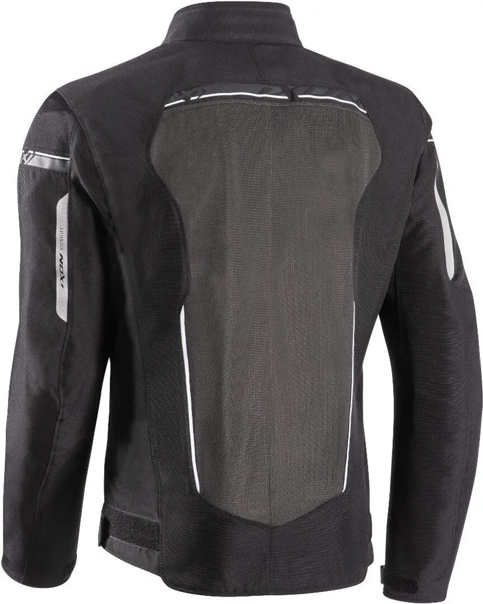 IXON T-Rex Textiele Motorjas - S - Zwart/Wit/Grijs