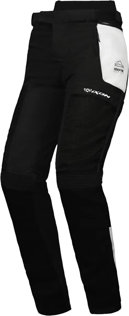 IXON M-Njord PT L Motorbroek - Lichtgrijs/Blauw Neon Rood