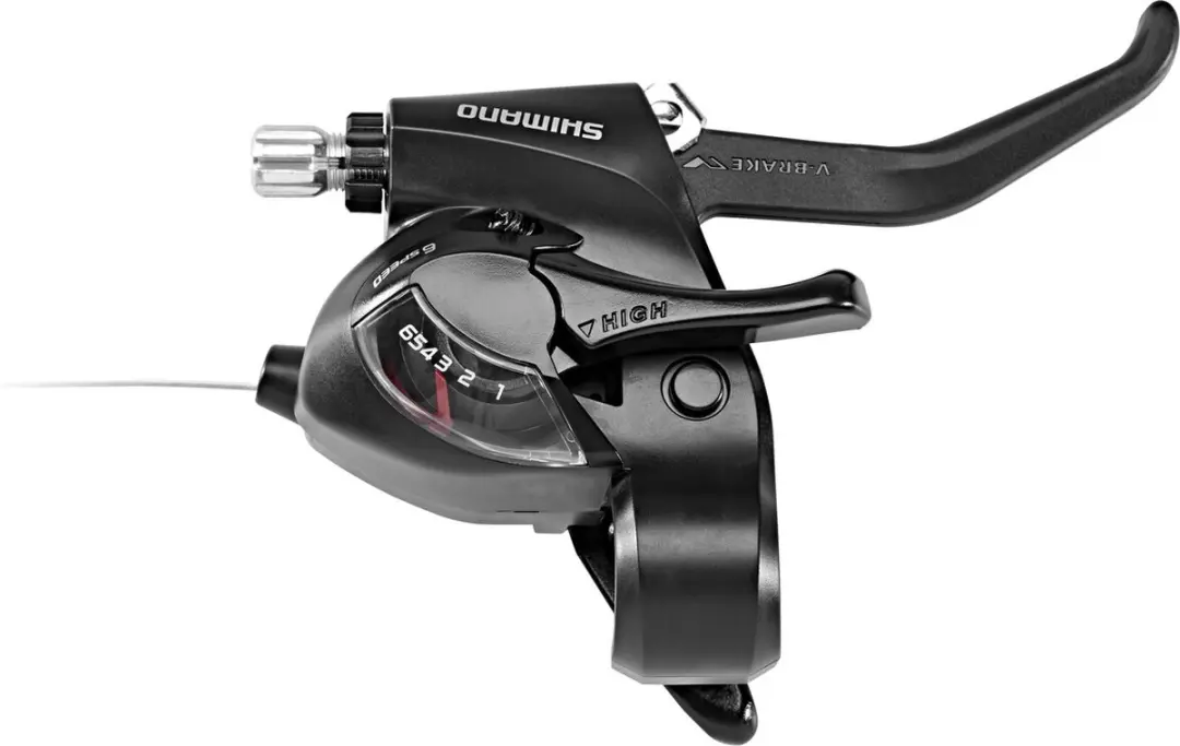 Shimano ST-EF41 6S Remgreepversteller - Rechts - Zwart