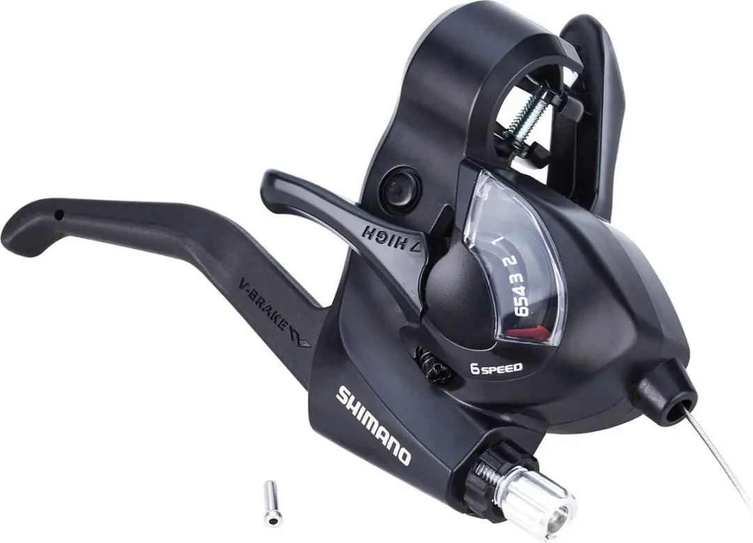 Shimano ST-EF41 6S Remgreepversteller - Rechts - Zwart