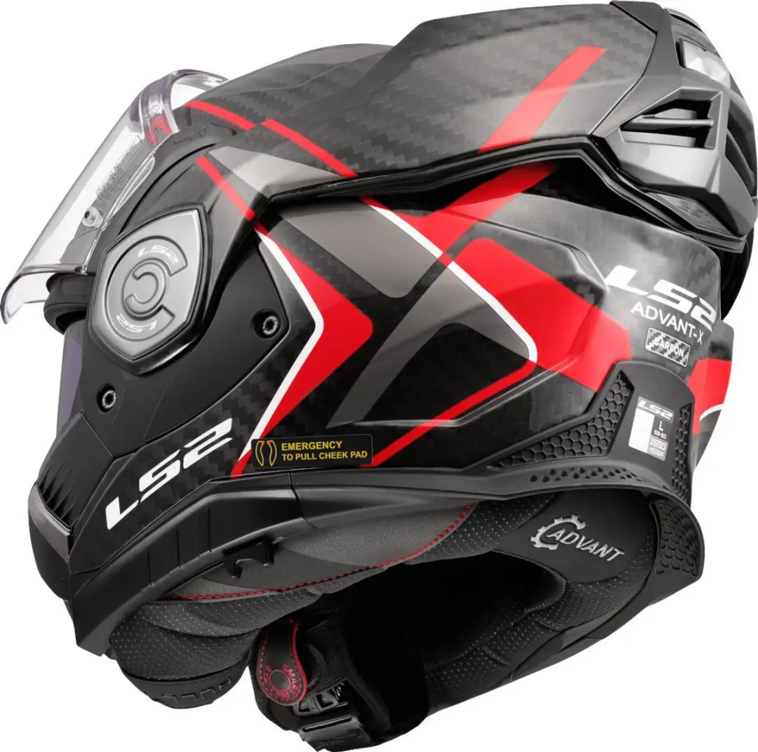 LS2 FF901 Advant X C Future II Helm - XXL - Rood