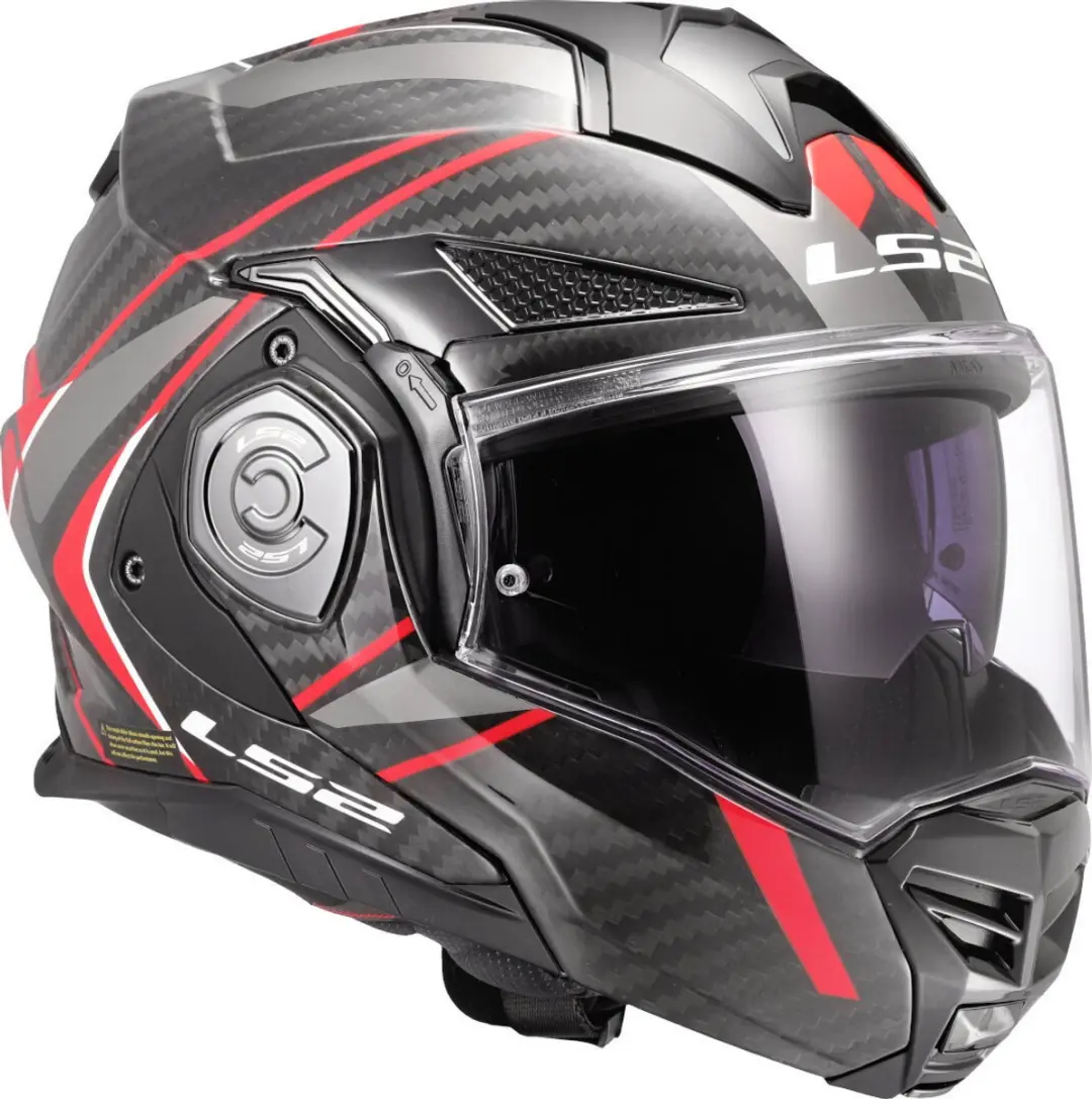 LS2 FF901 Advant X C Future II Helm - XXL - Rood