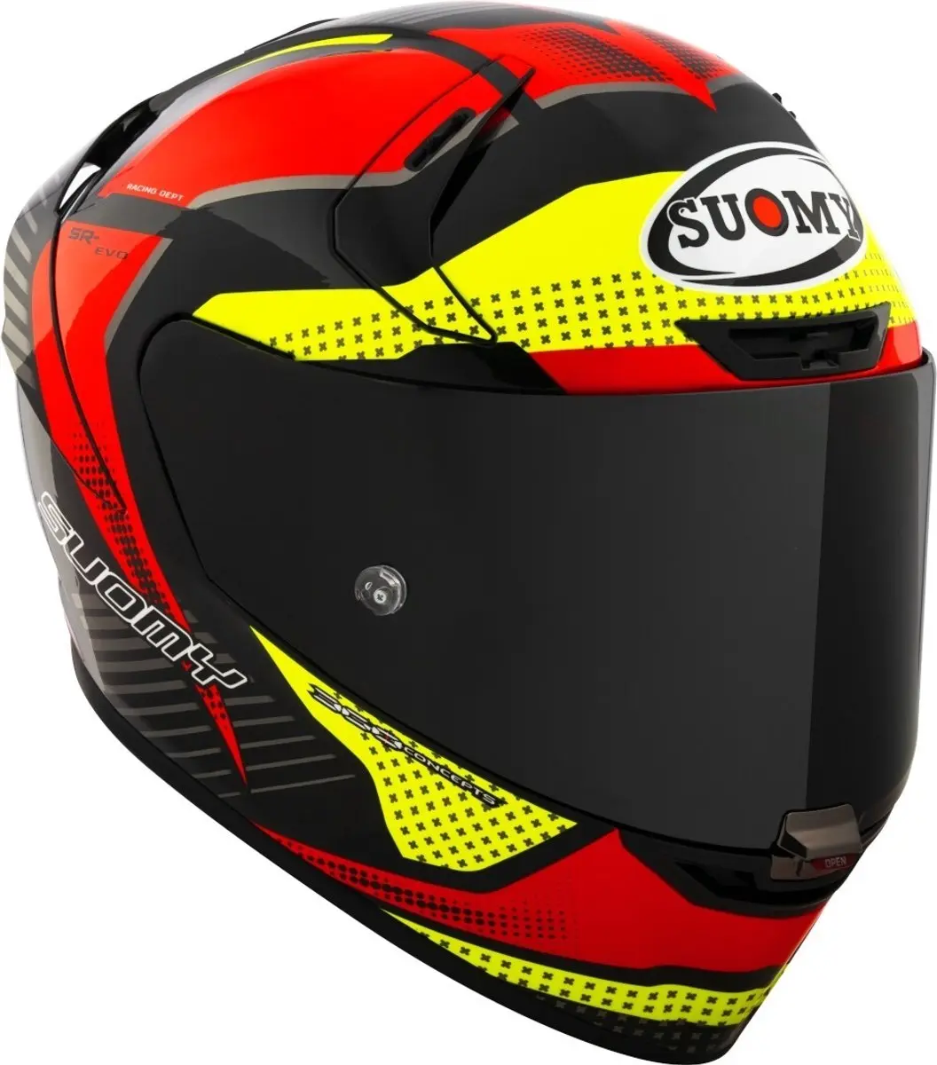Suomy SR-GP Evo Airspeed Integraalhelm - M - Rood/Geel