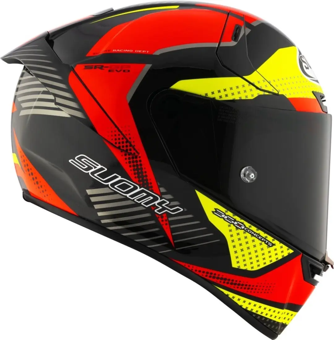 Suomy SR-GP Evo Airspeed Integraalhelm - M - Rood/Geel