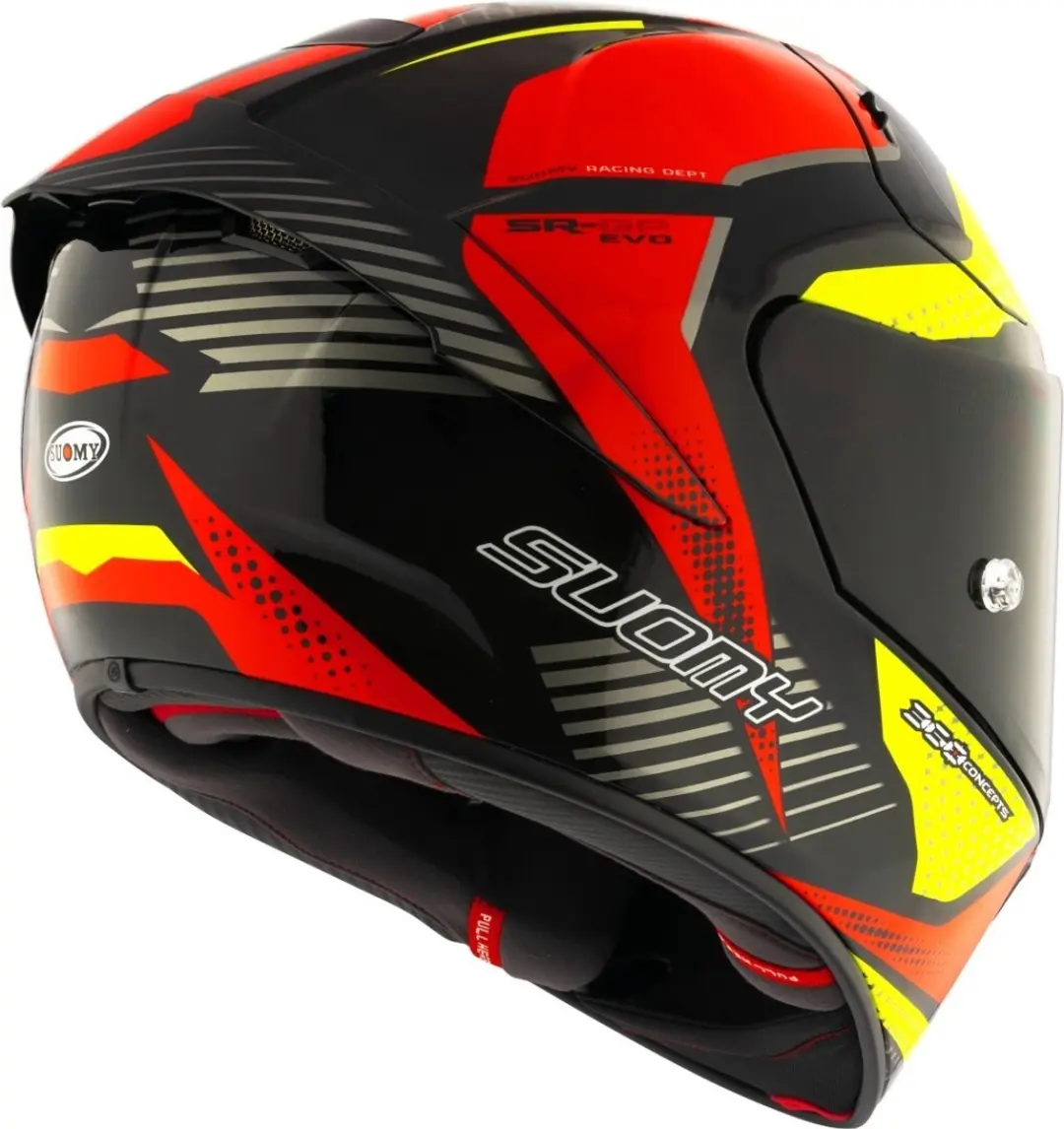 Suomy SR-GP Evo Airspeed Integraalhelm - M - Rood/Geel