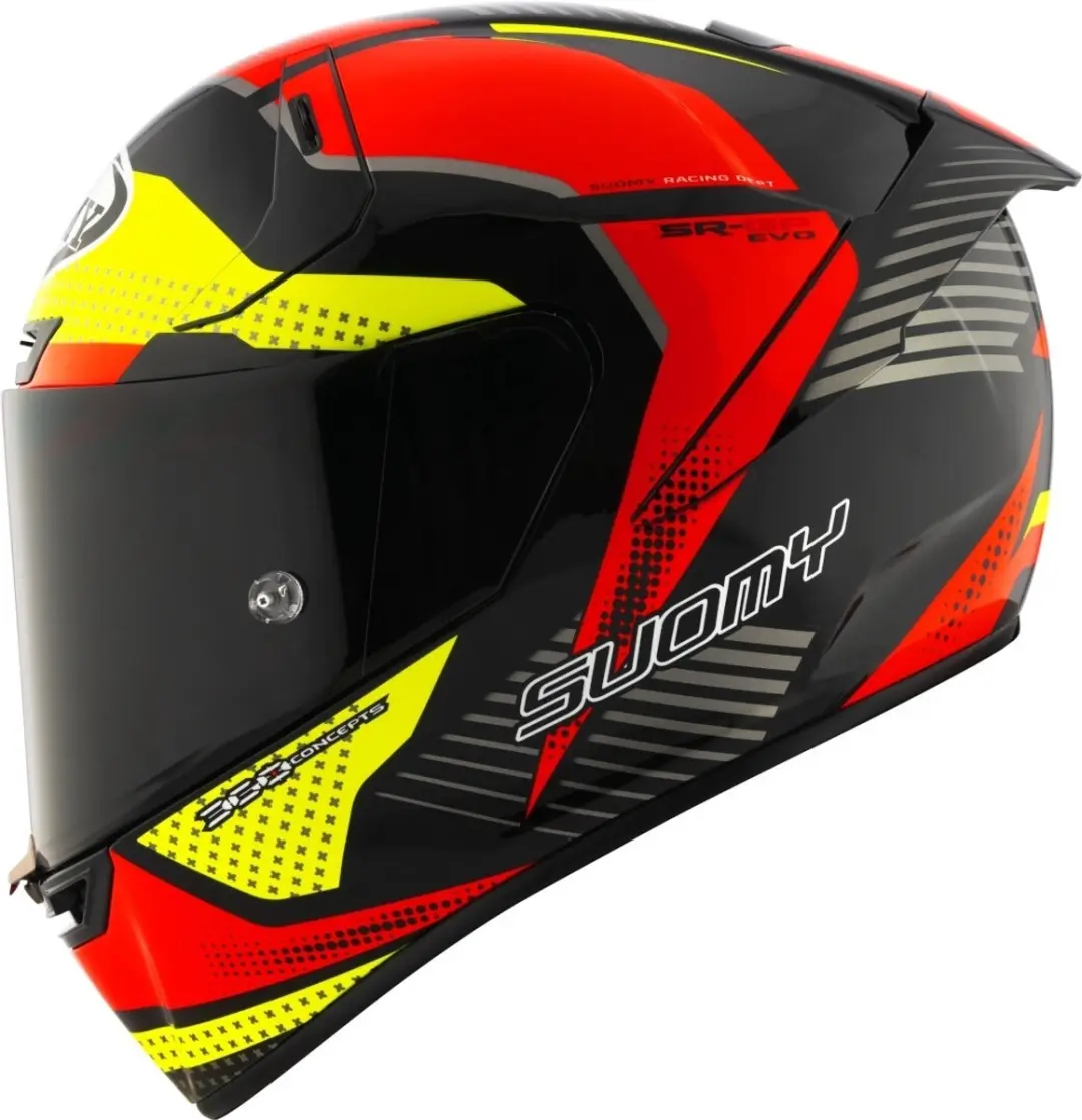 Suomy SR-GP Evo Airspeed Integraalhelm - M - Rood/Geel