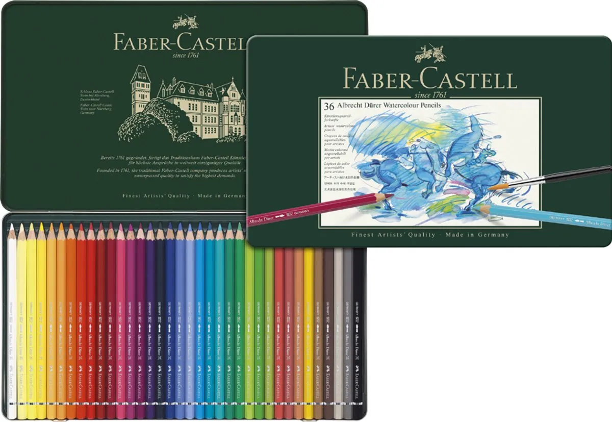 Faber-Castell Albrecht Dürer Aquarelpotloden 36 Stuks - afbeelding 6 van 6