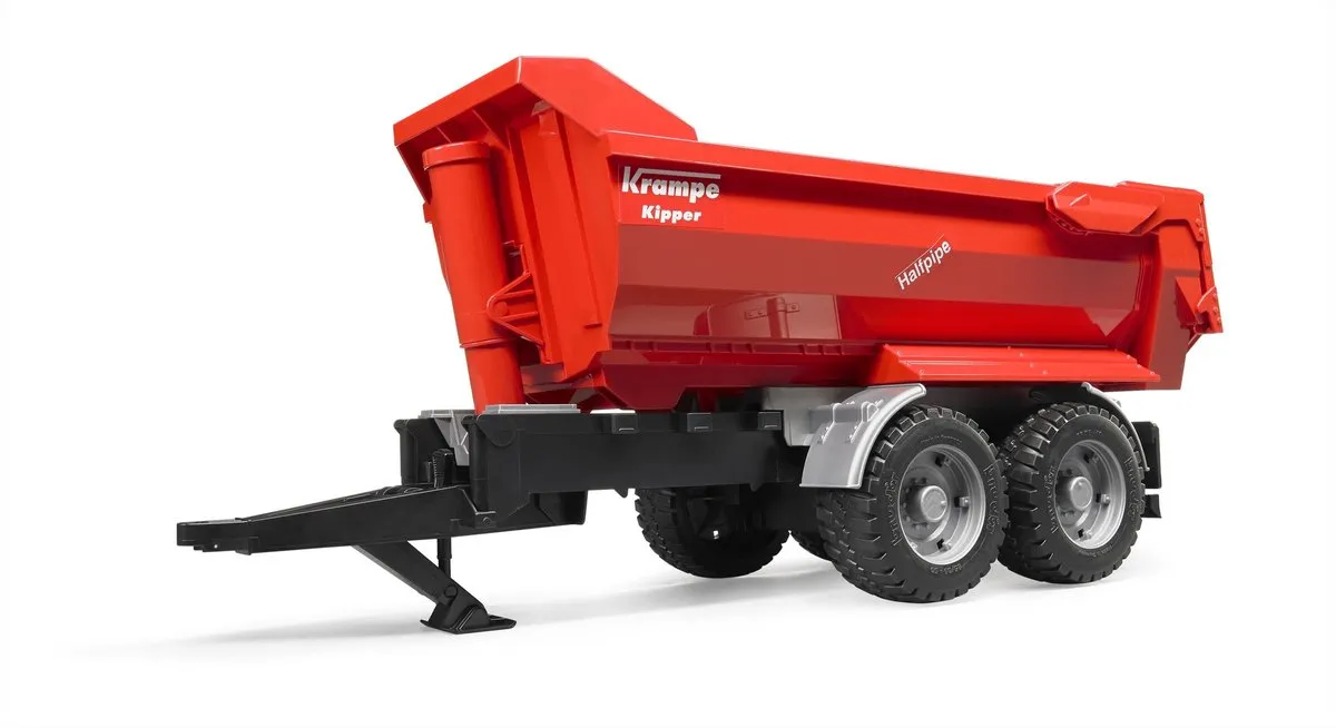 Bruder Kipwagen Krampe Tandem-Halfpipe 1:16 - Bruin