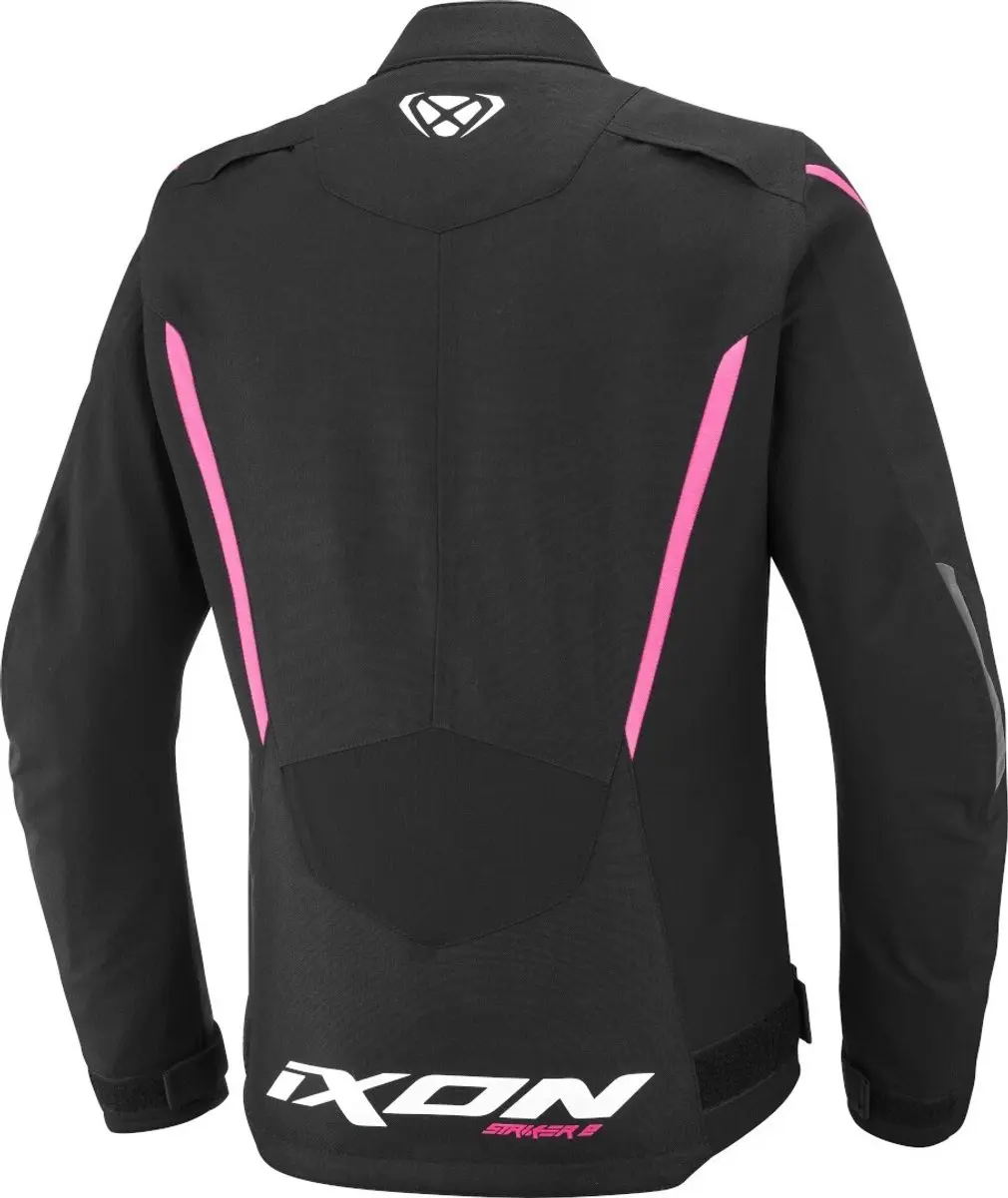 IXON Striker 2 Lady Motorjas - Zwart/Rozepink 2XL
