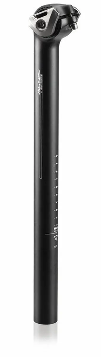 XLC zadelpen Antishock 31.6 x 300 alu SB zwart SPR05