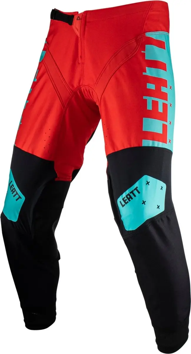 Leatt Moto 4.5 Lite Zwart Rood Blauw Crossbroek