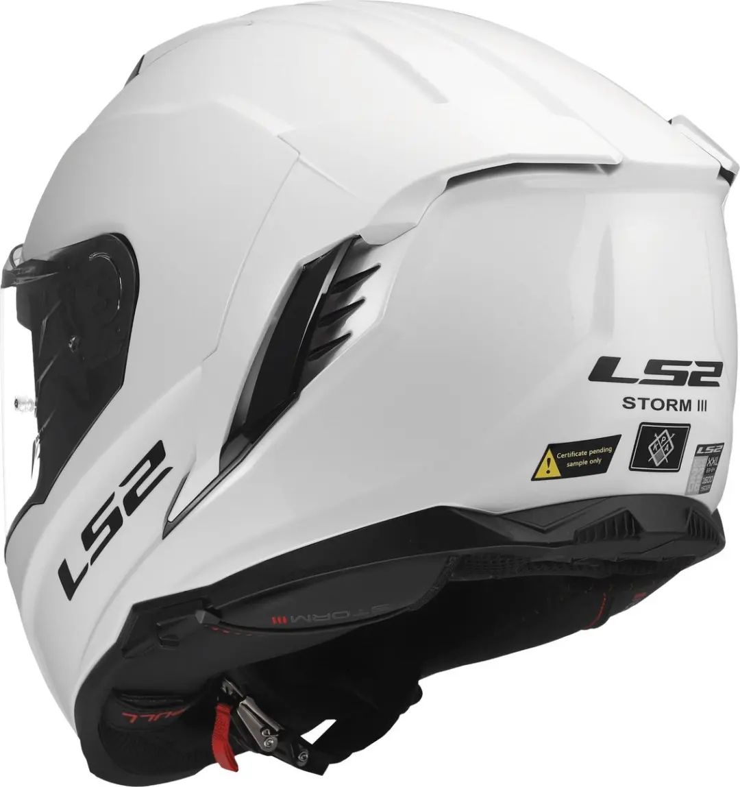 LS2 FF818 Storm III Helm - XS Wit