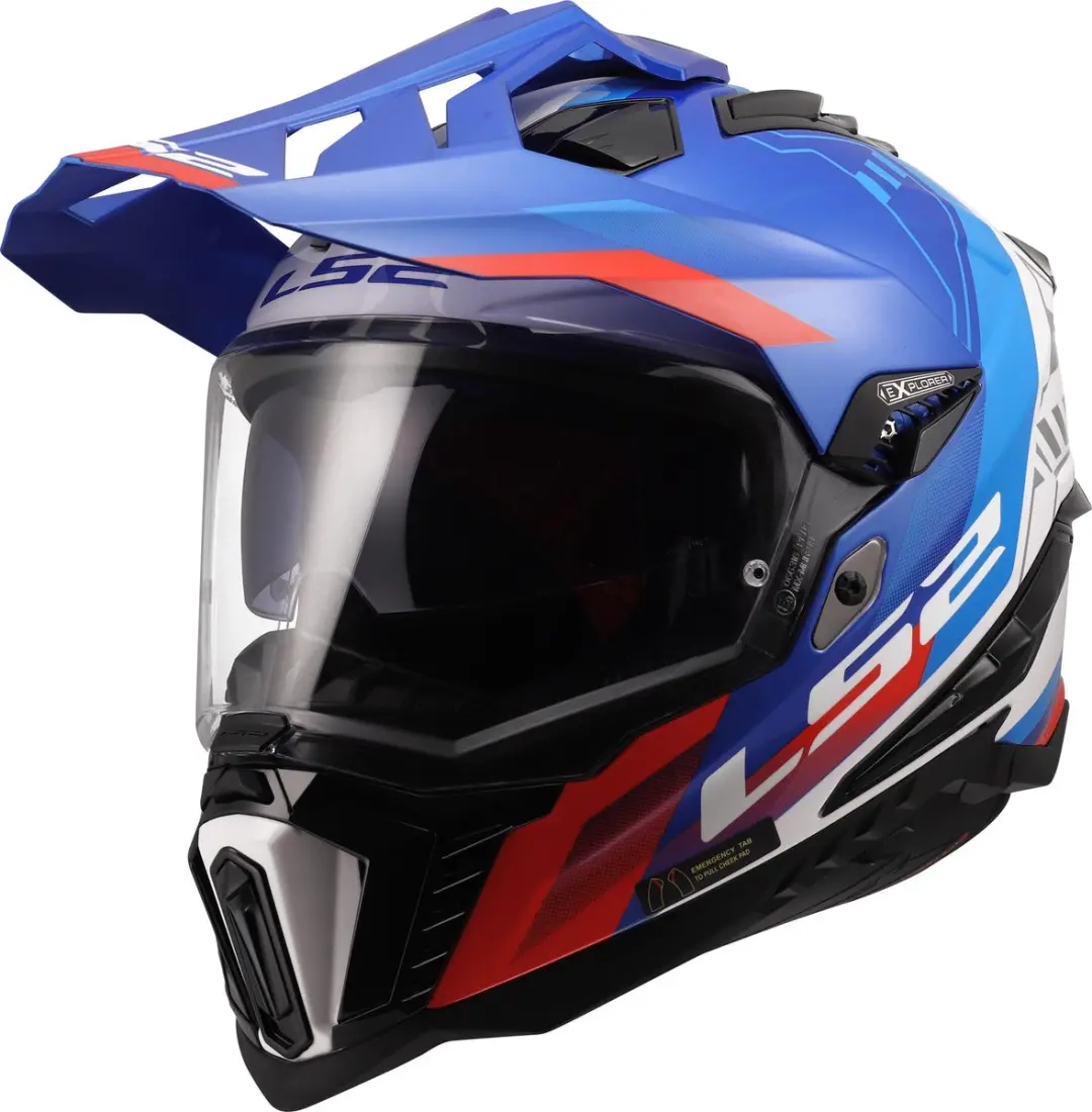 LS2 MX701 Explorer Hexa Endurohelm -
