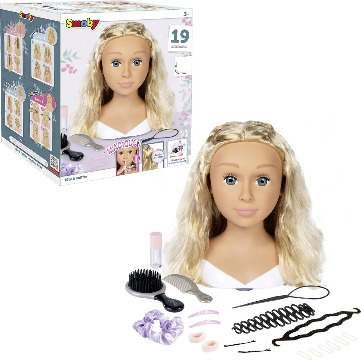 Smoby My Beauty Blond Styling Head 7600320317