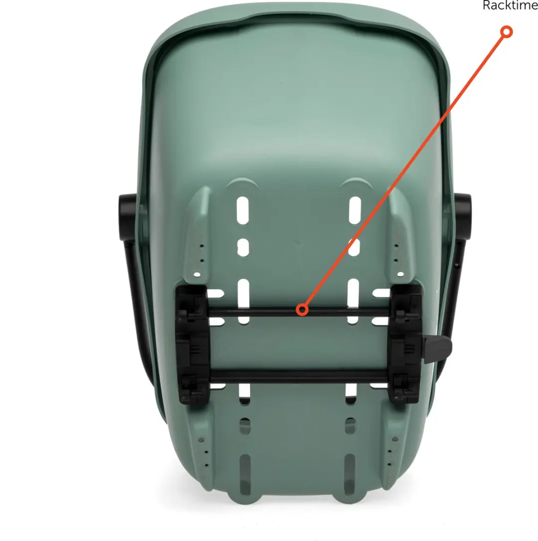New Looxs Clipper Fietsmand Racktime - 28L - Groen