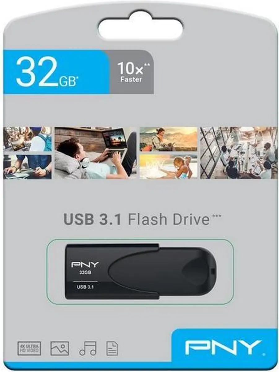 PNY Attache 4 FD256ATT431KK-EF USB-stick 256GB