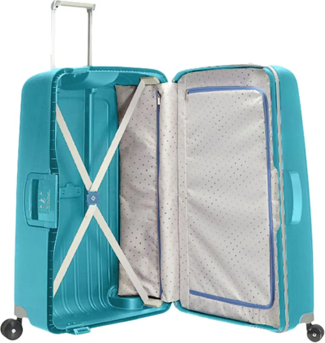 Samsonite S'CURE SPINNER 75 Koffer - Turquoise - afbeelding 4 van 6