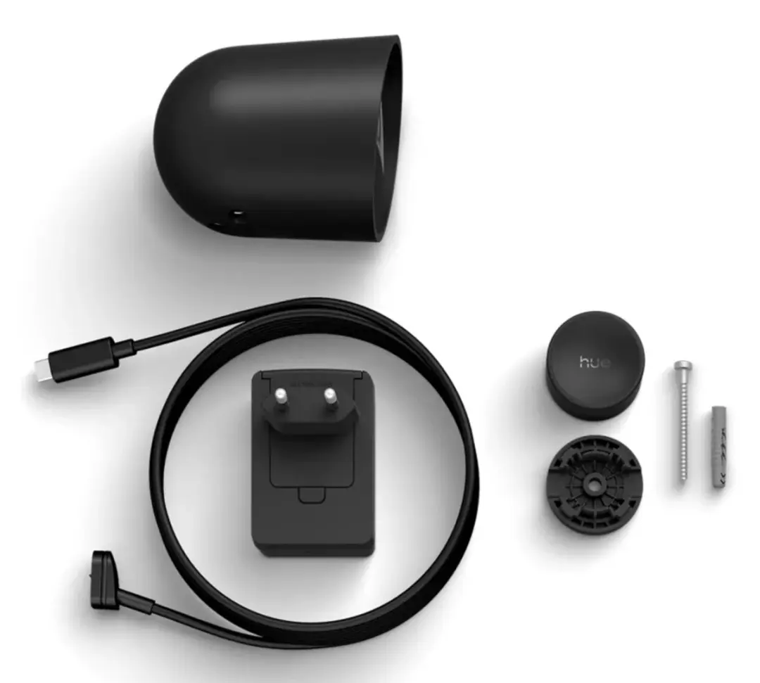 Hue Secure Bedrade Beveiligingscamera 2K - Zwart - afbeelding 4 van 6