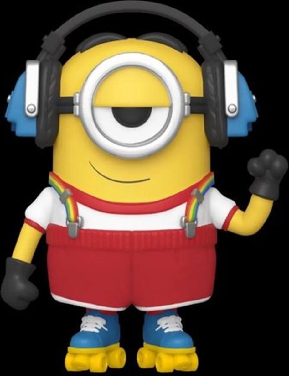 Funko Pop! Minions 2 Roller Skating Stuart - 9cm - Geel/Rood