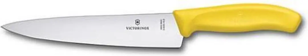 Victorinox Koksmes Swiss Classic rvs geel kunststof