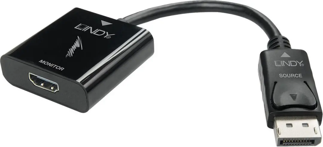 Lindy DisplayPort 1.2 naar HDMI Adapter 4K60 - Zwart - afbeelding 6 van 6