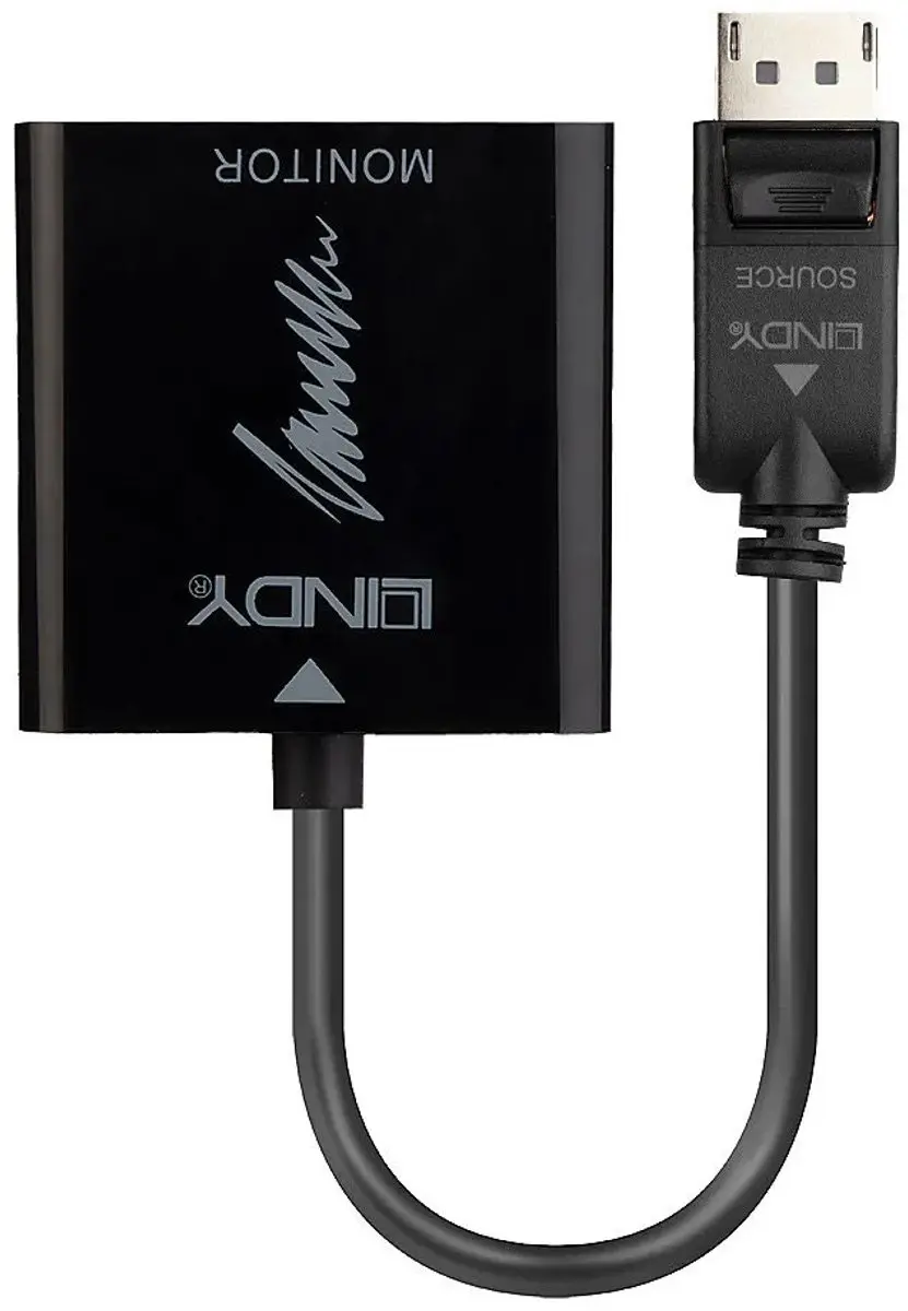 Lindy DisplayPort 1.2 naar HDMI Adapter 4K60 - Zwart - afbeelding 3 van 6