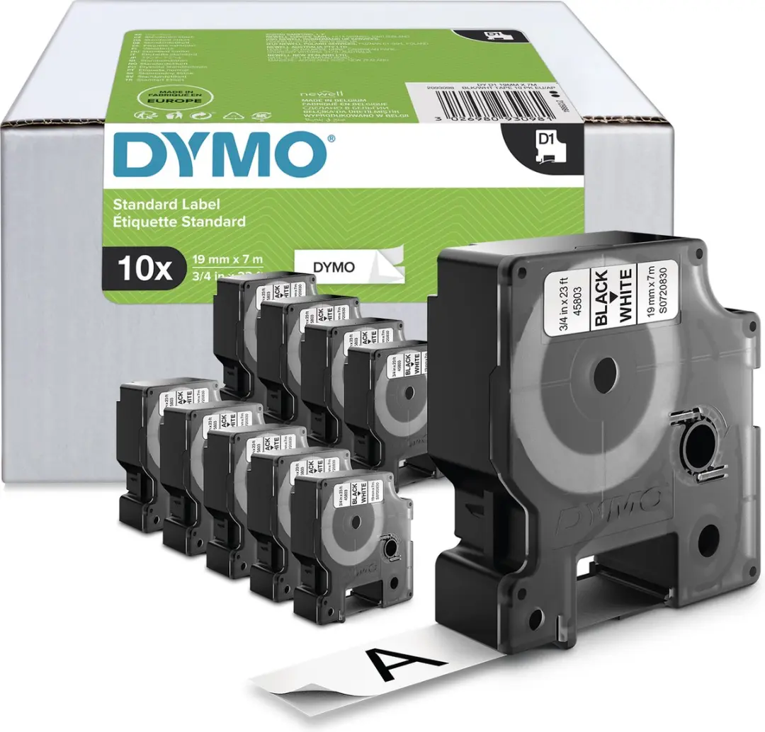 DYMO D1 2093098 Zelfklevende Etiketten 19mm x 7m