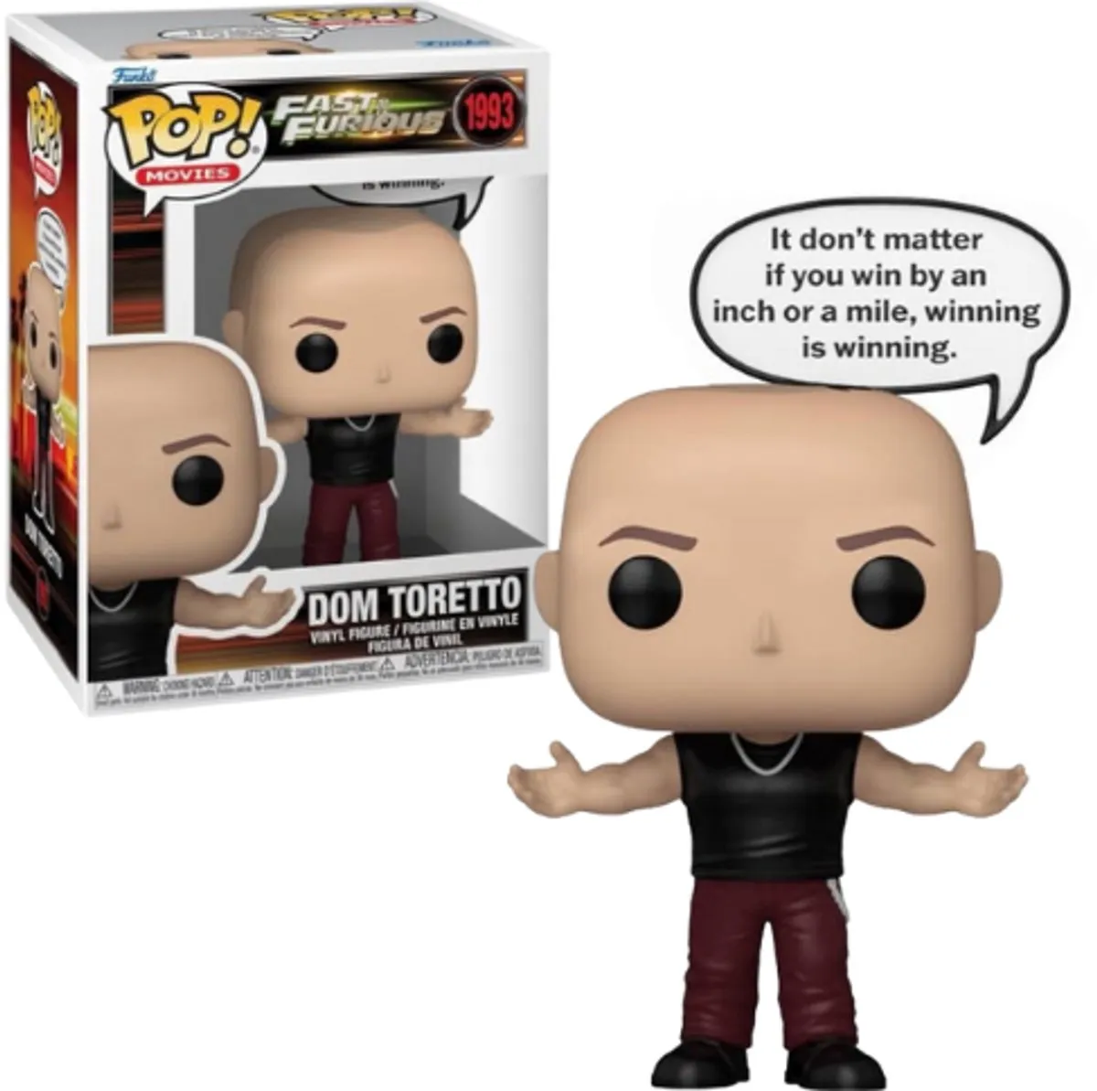 Funko Pop! Fast & Furious Dom Toretto 1993 - Vinylfiguur