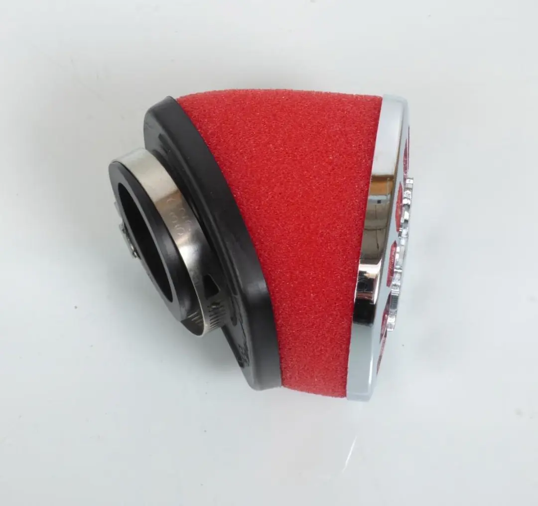 Cornet filtre à air Ø36mm coudé 30° Malossi rouge 0411460 E14 pour moto scoo