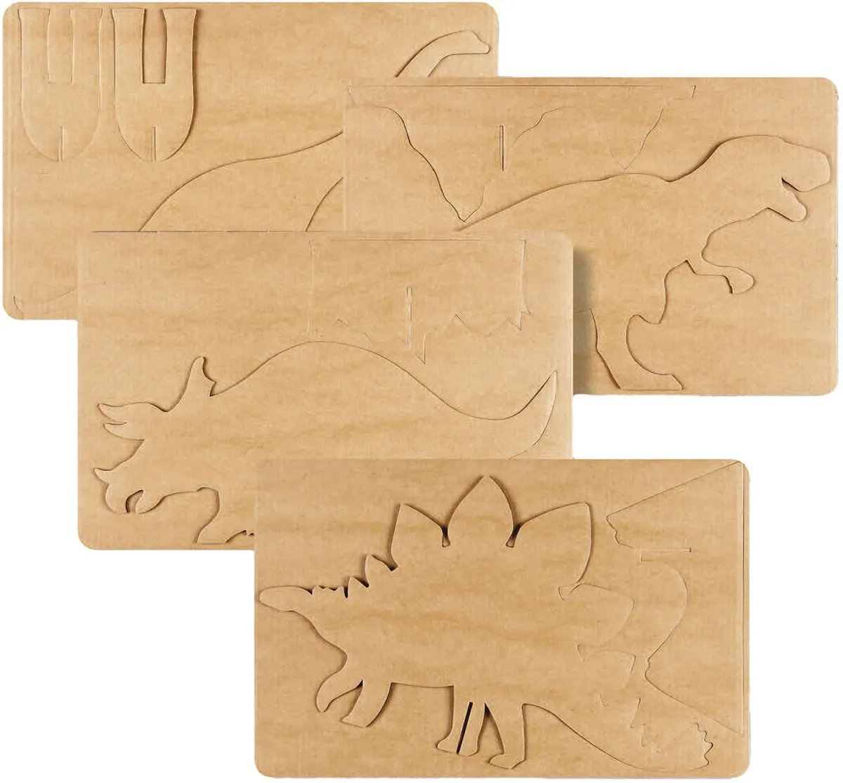 PlayMais Dino Kaarten Versieren, 4st.