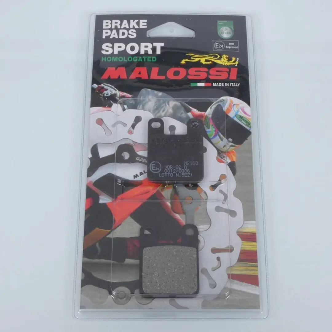 Plaquette de frein Malossi pour Moto CPI 50 Supercross 2003 à 2007 AV / AR Neuf